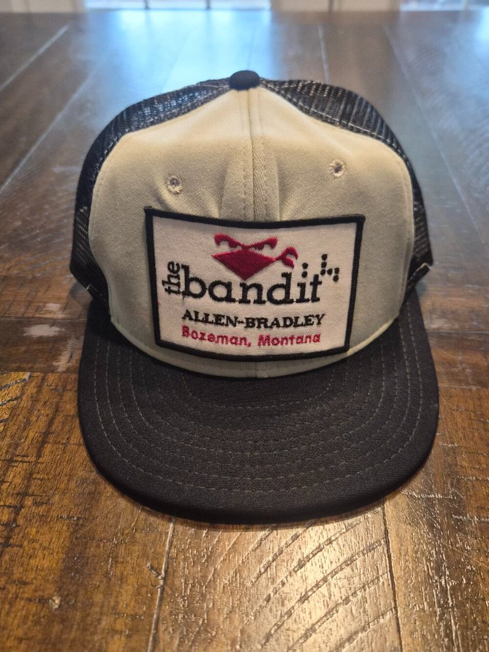 Vintage Bandit Allen-Bradley Trucker Snapback Mesh Hat W/ Patch AJD Brand